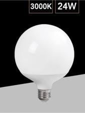 Lampadina led 24 w lampada globo sfera luce calda 3000K attacco e27 g125