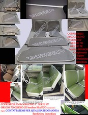 COPRISEDILI MAGGIOLINO 1° serie 6v GRIGIO 7G - 5E BORDINO BIANCO 