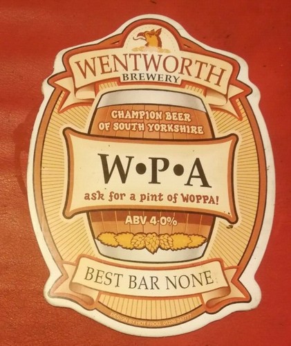 Wentworth brewery wpa - real, ale