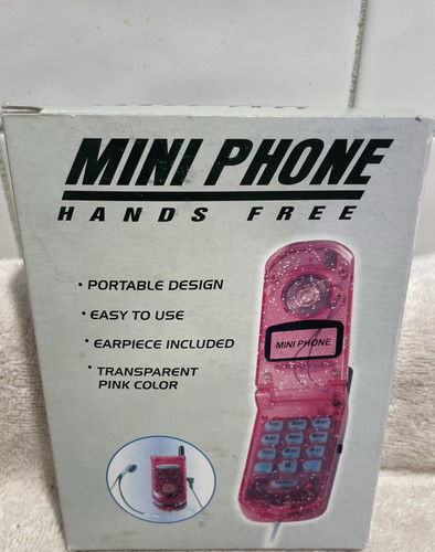 Mini telefono vivavoce rosa