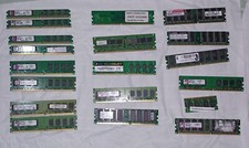 lotto stock RAM ddr ddr2 ddr400 1gb 2gb 512mb 19 pz