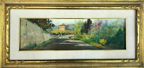 Dipinto olio tavoletta - olio,