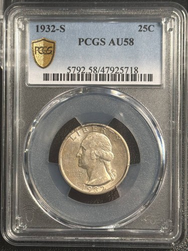 1932 washington quarter - washington, pcgs