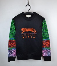 Felpa Kenzo H&M Jungle maniche con cerniera disegno perline taglia XS