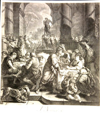 Gravure XVIIIe - L'HYVER (sic)