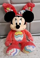 Peluche pupazzo Minnie Topolina Disney Store coniglietta  coniglio 35 cm