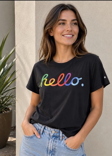 Apple shirt arcobaleno - t-shirt,