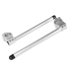 ✅ SEMIMANUBRI SILVER 31 32 33 35 36 37 39 41 45 48 50 51 MM ALLUMINIO CNC RACER