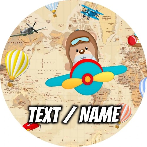 Cake topper pilota - pilota, aereo