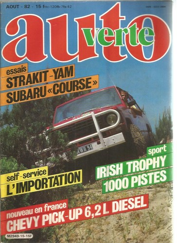 Auto verte strakit yam - n°15, strakit-yam
