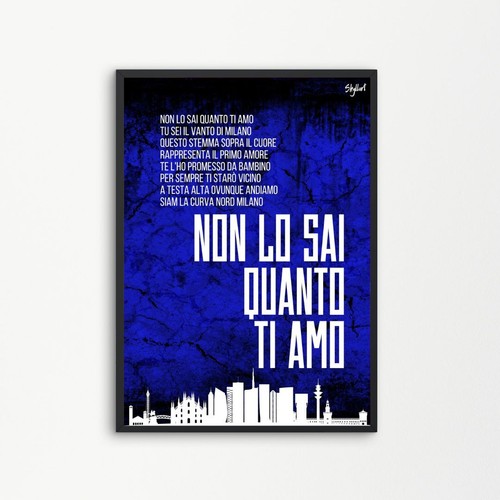 Poster quadro calcio tifosi - quadro,