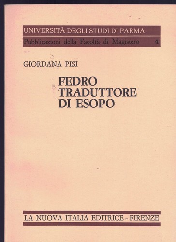 Fedro traduttore esopo - traduttore,