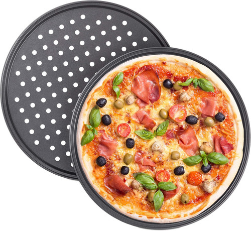 Teglia per pizza set 2 - set, da