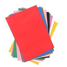  80PCS Fogli di carta spugna EVA di carta per scrapbooking di colore misto per