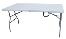 C TAVOLO IN ACCIAIO E HDPE