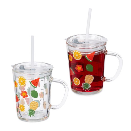 Relaxdays set tazze per - set,