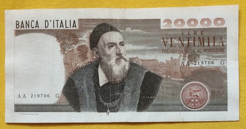 20000 lire tiziano rara - -,