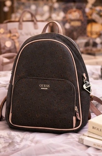 Guess brown logo monogram - logo,