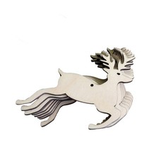  10 Pcs Artigianato in Legno