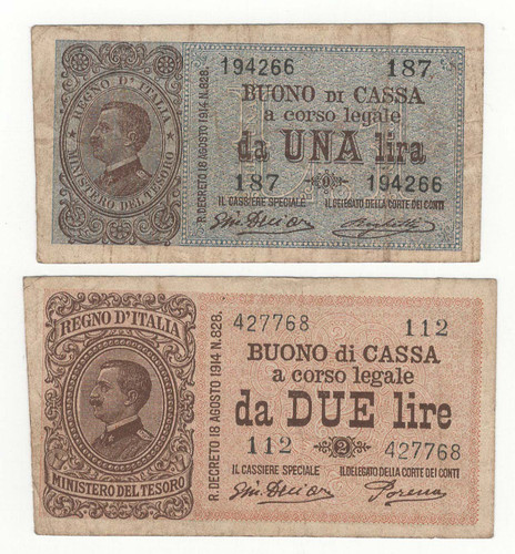 Lotto 2 lire - -, 1