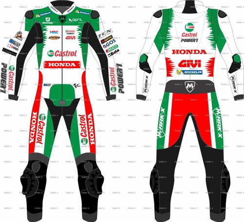 Tuta moto pelle johann - tuta,