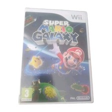 Super Mario Galaxy Nintendo Wii PAL nuovo sigillato striscia grigia RARO 2007