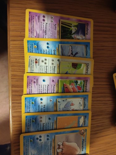 Lotto carte pokémon neo - ,