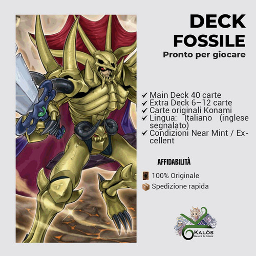 Yugioh mazzo deck - fossile, da