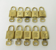 Autentico lucchetto e chiave Louis Vuitton oro 10 set #47329