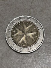 MONETA 2 EURO MALTA 2008 RARA