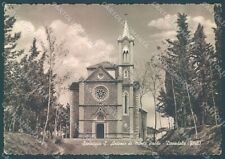 Forlì Dovadola Santuario PIEGHINE ANGOLO FG cartolina JK3566