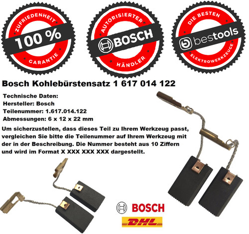Bosch set spazzole - di,