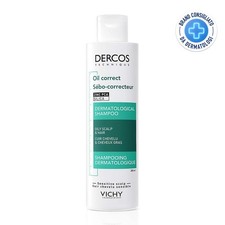Vichy Dercos Technique - Oil Control Shampoo Sebo Regolatore Trattante, 200ml