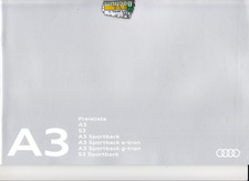 AUDI A3 S3 SPORTBACK - Listino