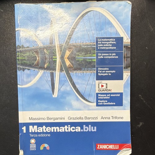 Zanichelli matematica blu - matematica.blu, 1