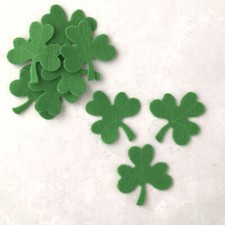 Trifoglio in feltro verde