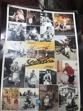 CALENDARIO 50 ANNI DI VESPA 1946-1996 RARO VINTAGE MADE IN ITALY PIAGGIO 100% 