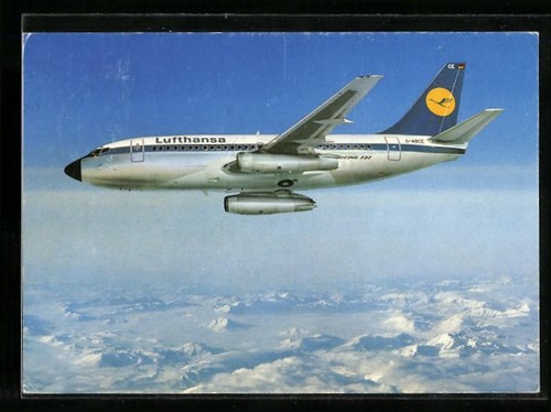 Cartolina aereo boeing - cartolina, 737