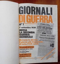 GIORNALI DI GUERRA, DAL 1939