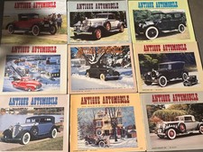 Lot Of 9 Antique Automobile