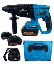 Trapano Tassellatore Martello Demolitore Percussione 2 Batterie 88V