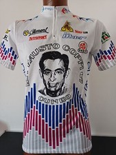 maglia ciclismo vintage team LA FAUSTO COPPI 87 CLEMENT DENTI TG XL