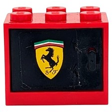 Lego rosso nero ferrari - lego, rosso/nero