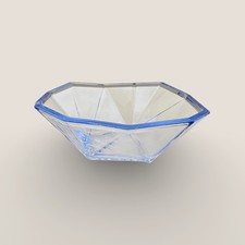 Art Deco Glass Bowl cubismo