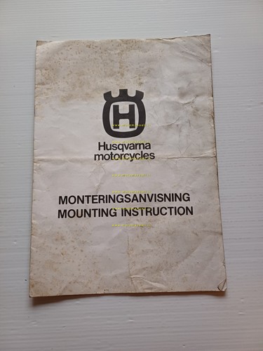 Husqvarna 1982 manuale