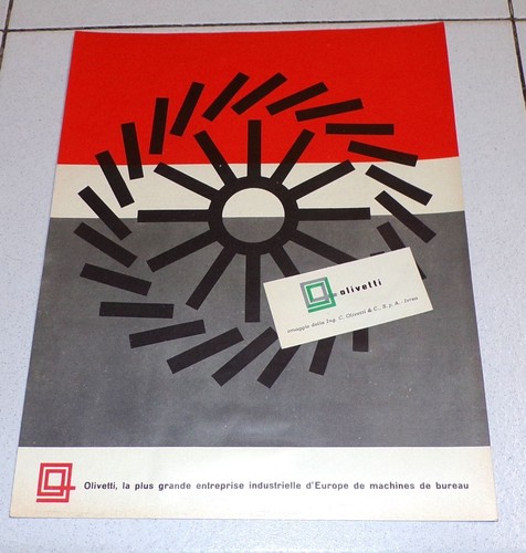 Pubblicità originale olivetti - pubblicità,