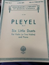 Pleyel Op.8 Sei Piccoli Duetti