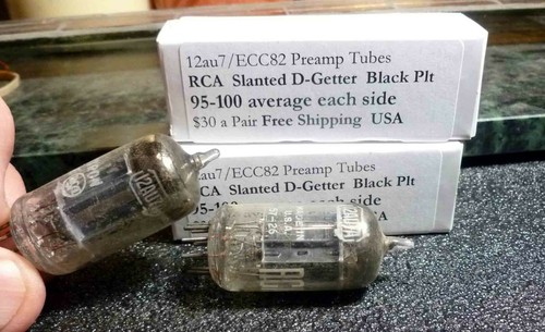 Coppia rca 12au7 piastra nera - 12au7,