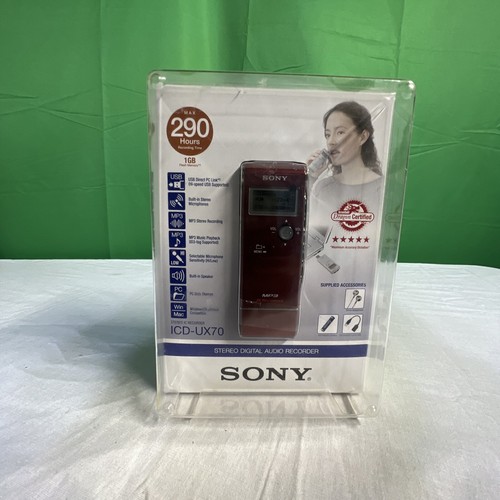 Sony icd ux70 handheld digital - sony,