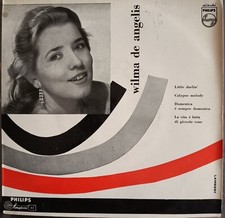 WILMA DE ANGELIS 4 CANZONI DOMENICA E' SEMPRE DOMENICA PIU'ALTRE
